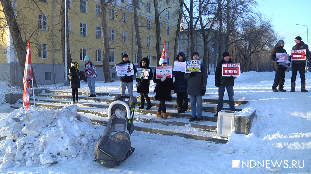 В Екатеринбурге на митинг против закона о семейном насилии вышли 20 человек (ФОТО, ВИДЕО)