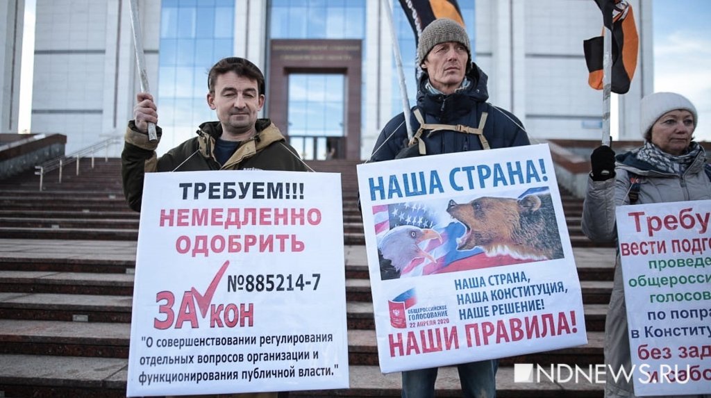 Главного свердловского «яблочника» задержали за пикет против обнуления (ФОТО)