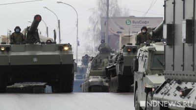 Екатеринбургские военные начнут тренировки парада Победы в апреле