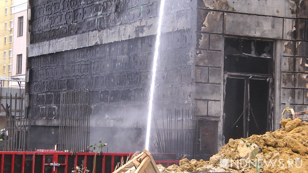 Пожар на стройплощадке ЖК «Квартал Федерация» потушен (ФОТО, ВИДЕО)