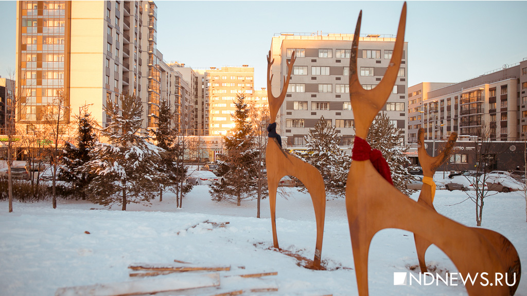 В Солнечном зимние праздники начались с концерта в парке и катания на оленях (ФОТО)