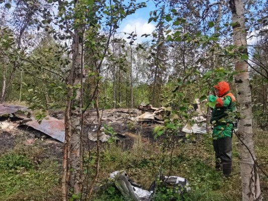 На Ямале снова нашли тела двоих мужчин в сгоревшей лесной избушке (ФОТО)
