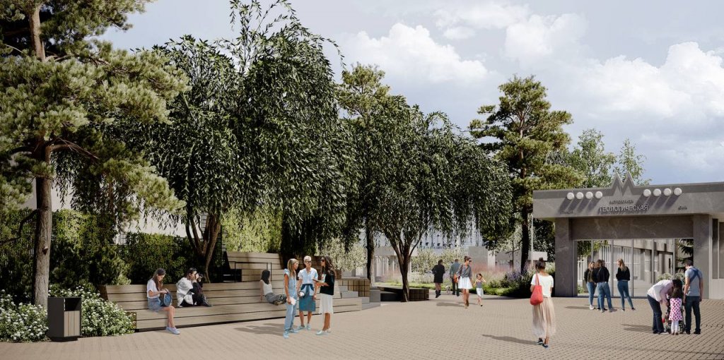 Перед УрГЭУ через год появится сквер (ЭСКИЗЫ)