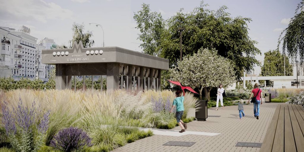 Перед УрГЭУ через год появится сквер (ЭСКИЗЫ)