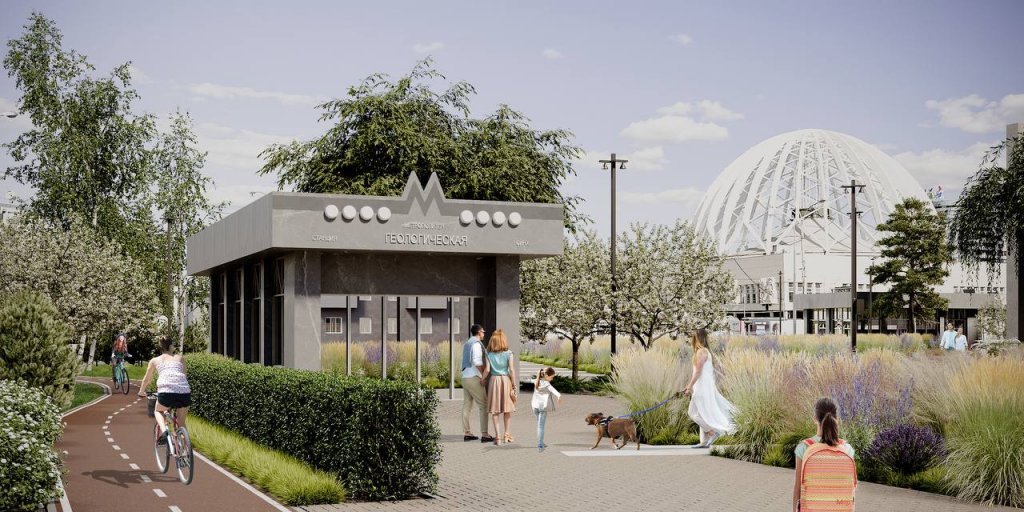 Перед УрГЭУ через год появится сквер (ЭСКИЗЫ)