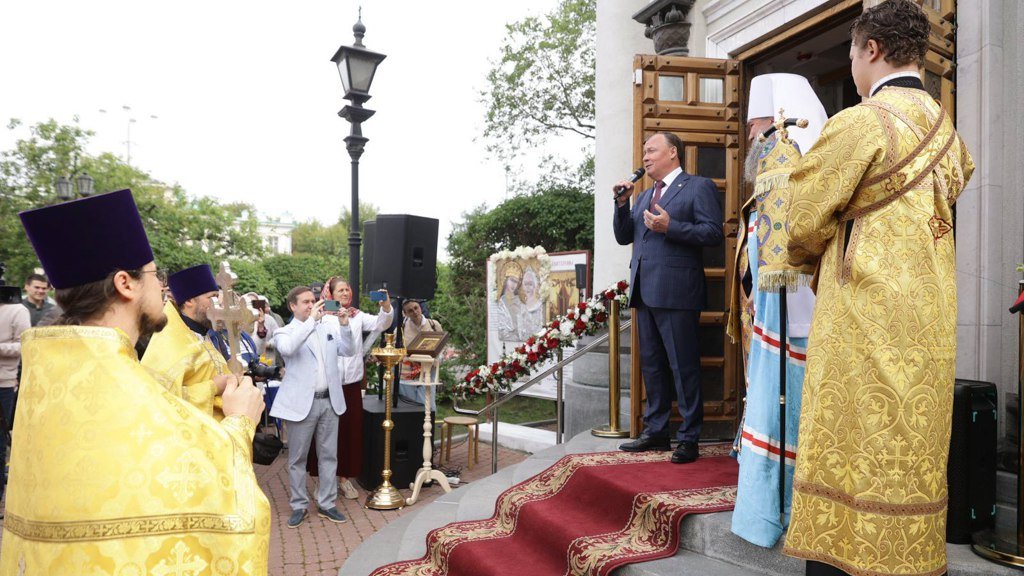Празднование Дня города началось с богослужения в часовне Святой Екатерины