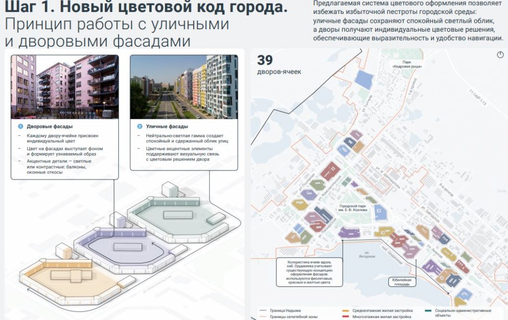 Дизайнеры предлагают перекрасить фасады домов в Надыме для красоты