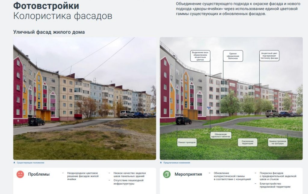 Дизайнеры предлагают перекрасить фасады домов в Надыме для красоты