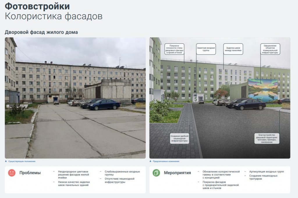 Дизайнеры предлагают перекрасить фасады домов в Надыме для красоты