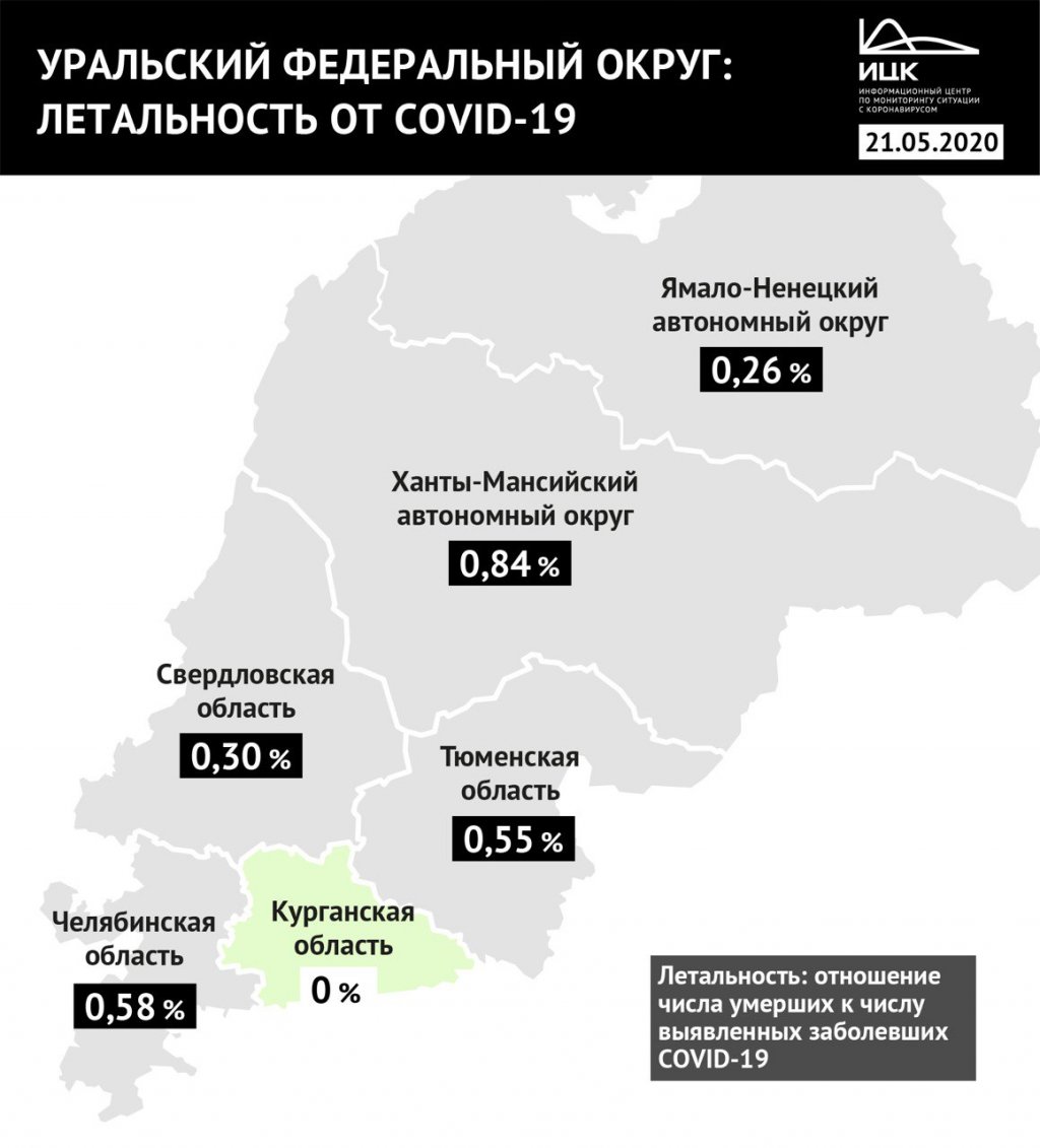 Новый День: В Свердловской области смертность от коронавируса выросла в два раза