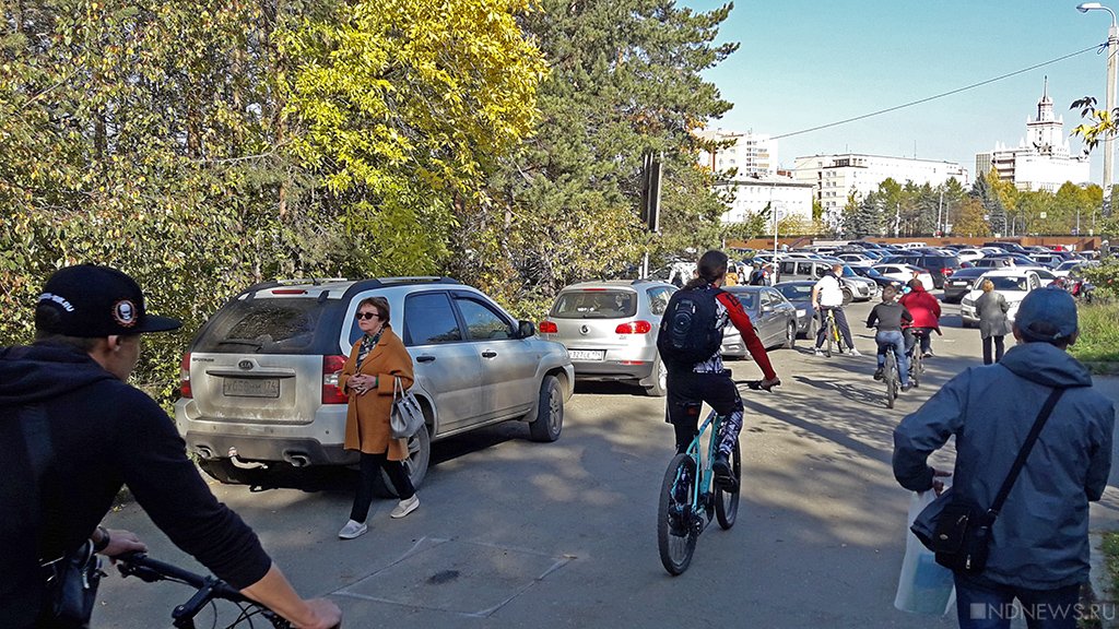 Новый День: Челябинский городской бор начали превращать в парковку (ФОТО)