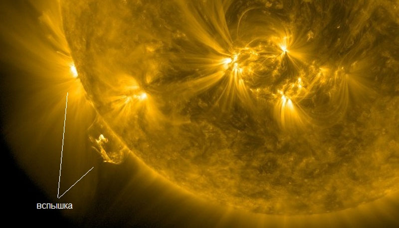 Новый День: На Солнце произошла самая мощная вспышка за последние три года (ФОТО)