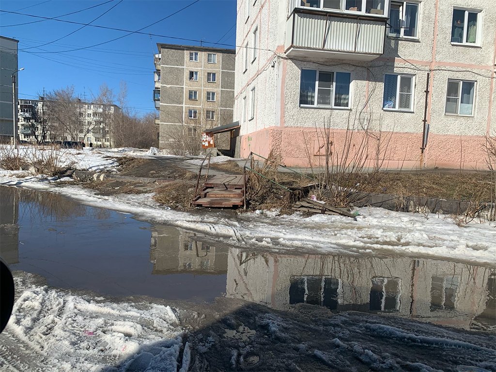 Новый День: Военный городок в Челябинске ушел под воду (ФОТО)