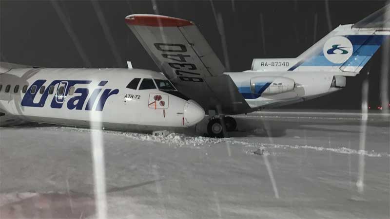 Новый День: В аэропорту Сургута столкнулись два самолета (ФОТО)