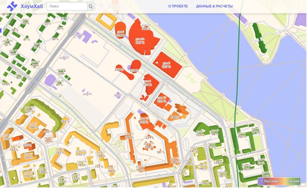Новый День: Программисты сделали карту – она показывает, где легче жить и дышать в Екатеринбурге