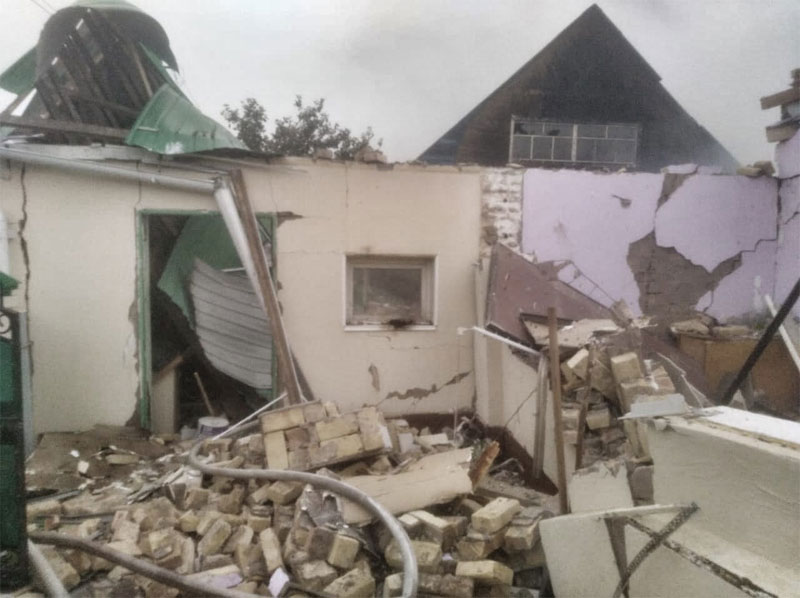 Новый День: Жилой дом разрушило взрывом в Башкирии (ФОТО)