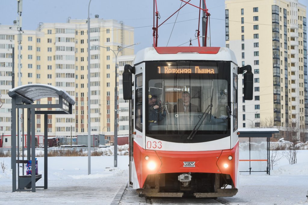 Запуск трамвайной линии Екатеринбург – Верхняя Пышма перенесли на конец весны 2022 года