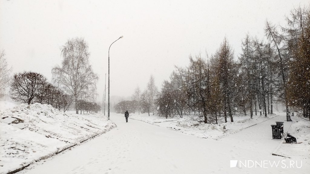 Новый День: Екатеринбург завалило снегом. ГИБДД просит отказаться от поездок на автомобилях (ФОТО)