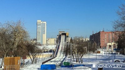 Самую высокую горку Екатеринбурга откроют в ноябре