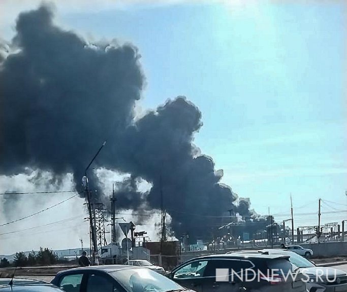 Новый День: В Арамили крупный пожар в промышленном складе (ФОТО)