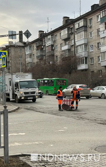 Новый День: Водоканал начал сезон раскопок на Малышева (ФОТО)