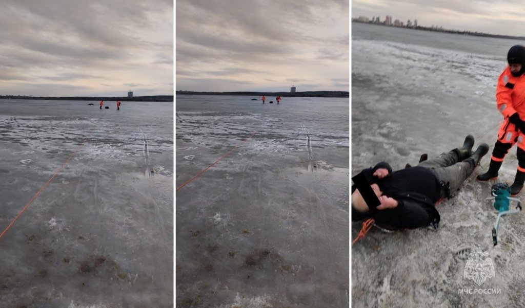 Новый День: За сутки два уральца погибли, провалившись под лед
