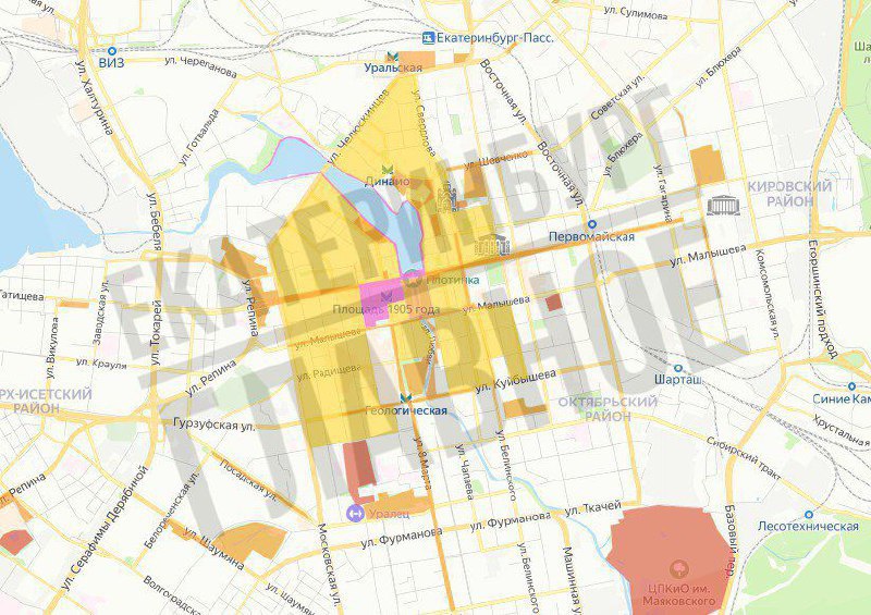 Новый День: Появилась карта Екатеринбурга с ограничениями для самокатчиков