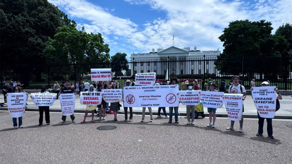 Новый День: В столице США прошел антивоенный протест против НАТО в юбилей образования альянса