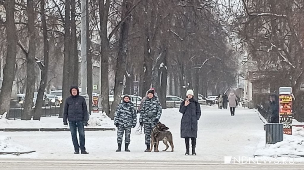 Новый День: Центр Екатеринбурга наводнили полиция и кинологи с собаками (ФОТО)