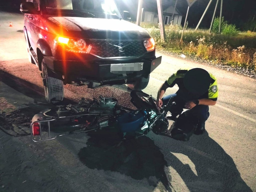 На Урале за один день в ДТП попали три подростка на мототранспорте (ФОТО)