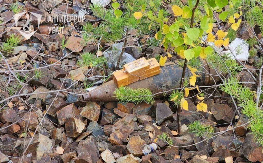 В уральском лесу нашли артиллерийский снаряд