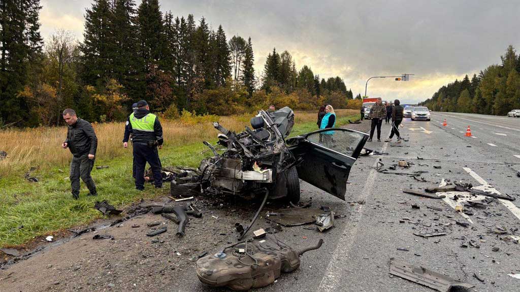 В Удмуртии иномарка врезалась в фуру – погибли три человека