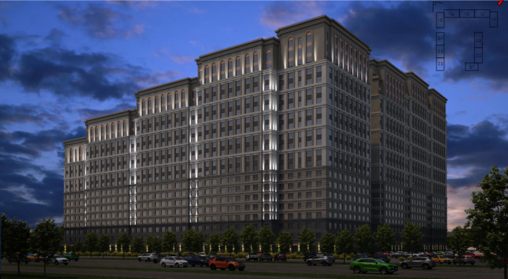 Въезд в Академический район украсят архитектурной подсветкой