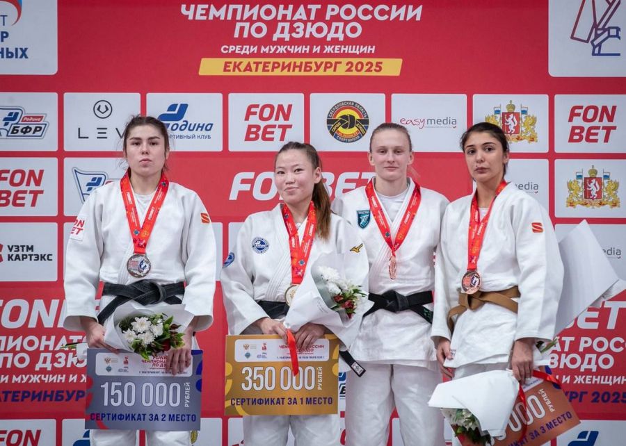 Свердловские дзюдоисты стали лучшей сборной на чемпионате России по «президентскому спорту»