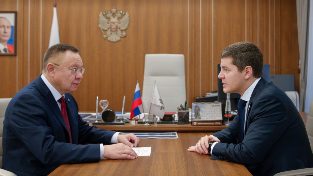Артюхов рассказал главе Минстроя РФ, как на Ямале и в ДНР идут стройки и ремонты