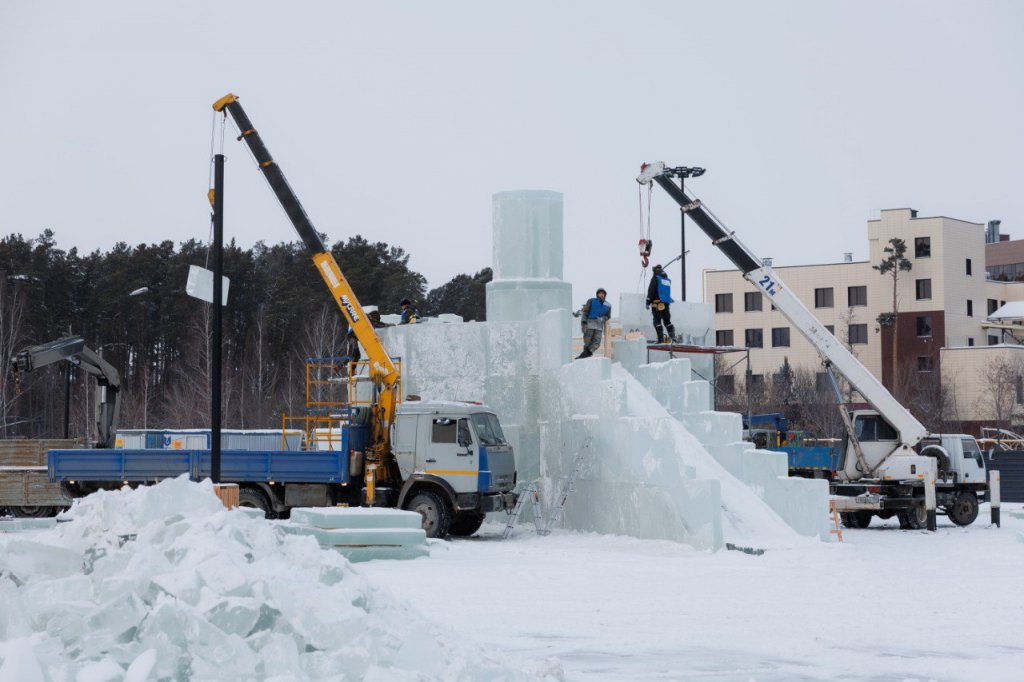 В Екатеринбурге заработает горка с 9-этажный дом (ФОТО)