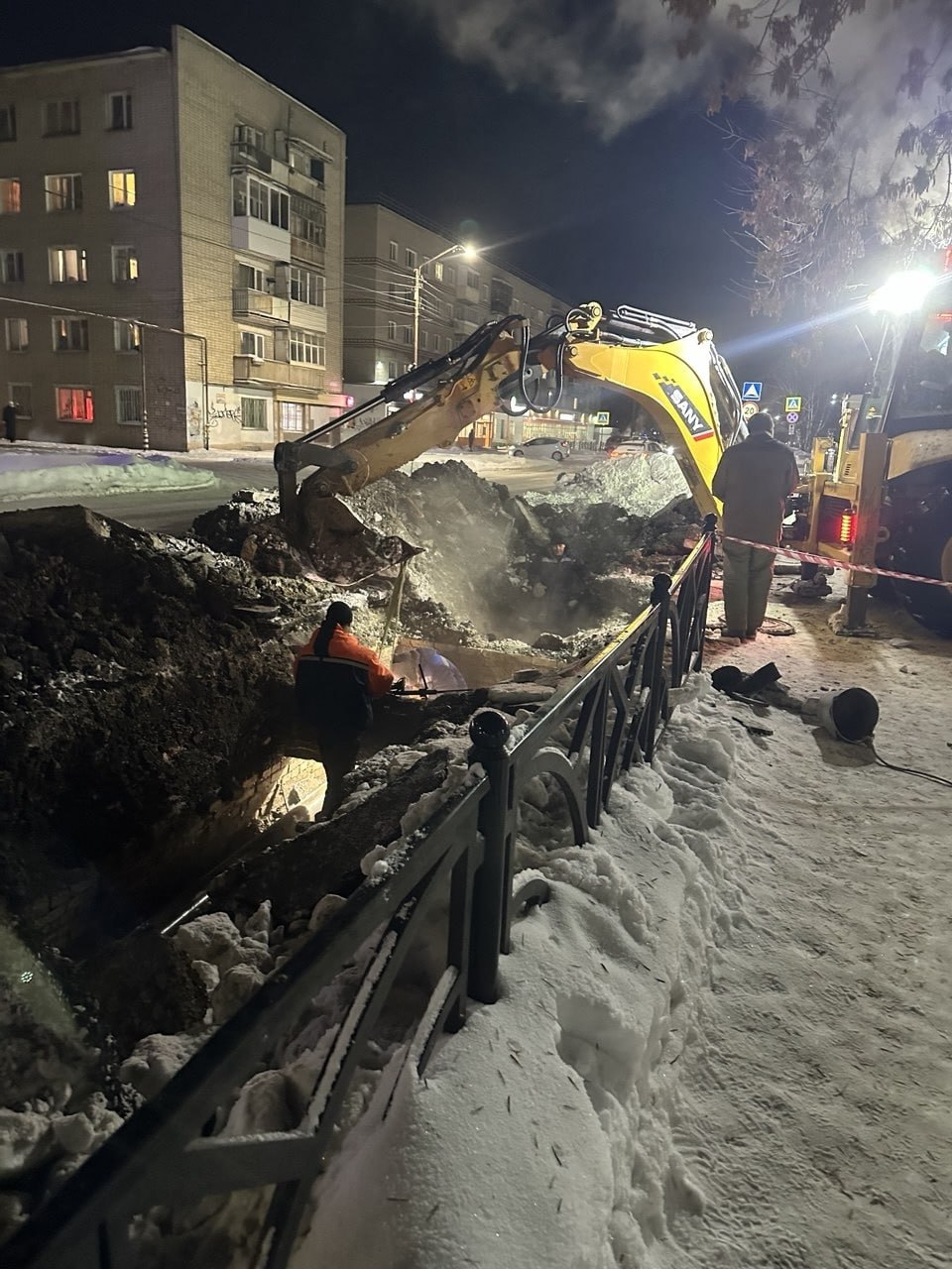 В Богдановиче полностью восстановили подачу отопления после аварии