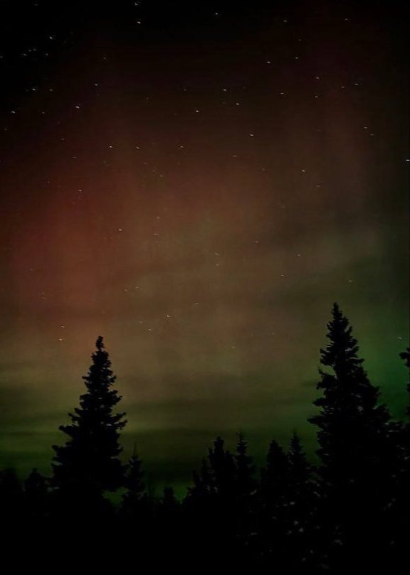 Северное сияние осветило уральское небо (ФОТО)