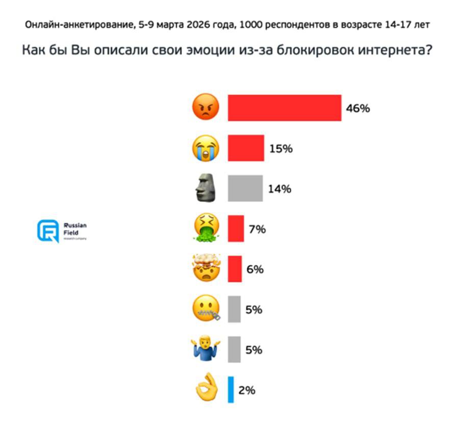 Подростки описали впечатления от блокировок с помощью эмодзи