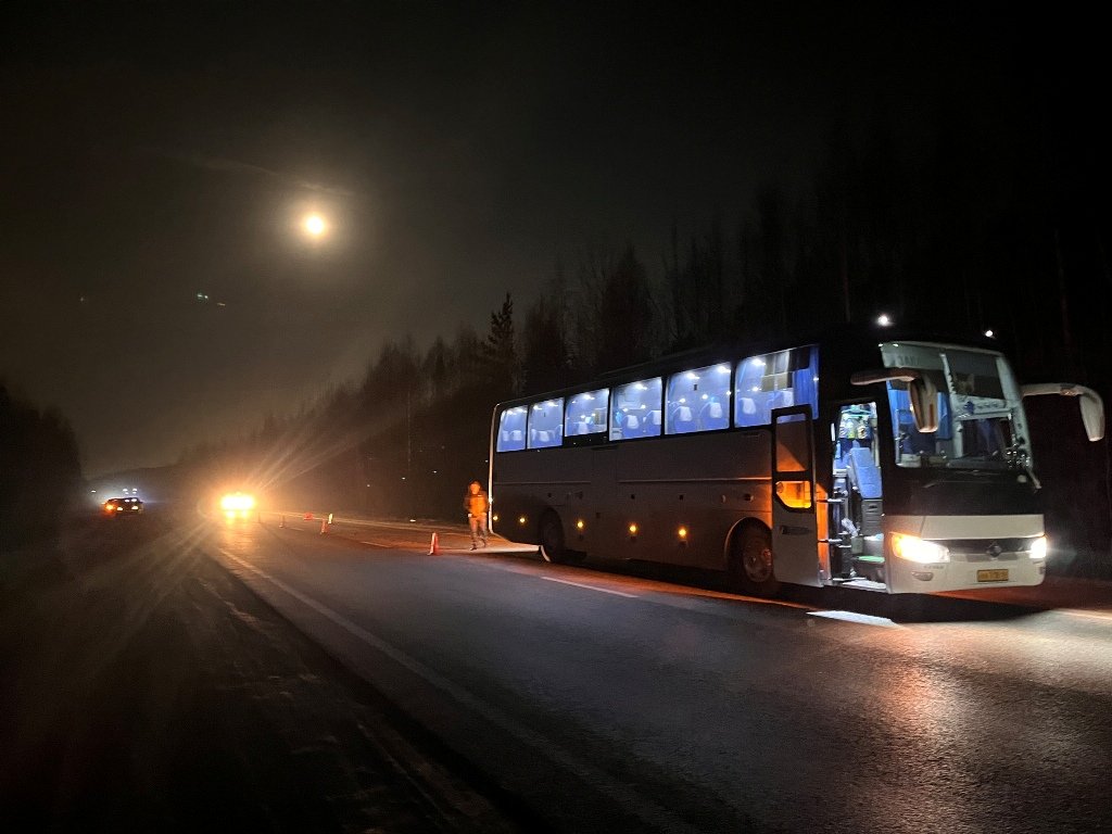Под Верхней Пышмой автобус насмерть сбил пешехода