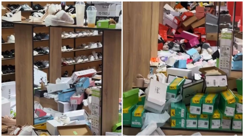 Екатеринбурженки разнесли магазин с дешевой одеждой и обувью (ФОТО)
