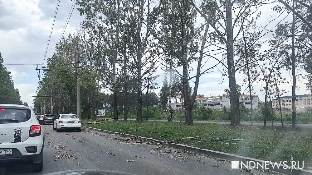 Погода в Екатеринбурге стремительно ухудшается, на юго-западе прошел ураган