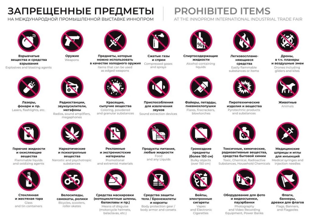 На «Иннопром» запретили проносить портативные зарядки